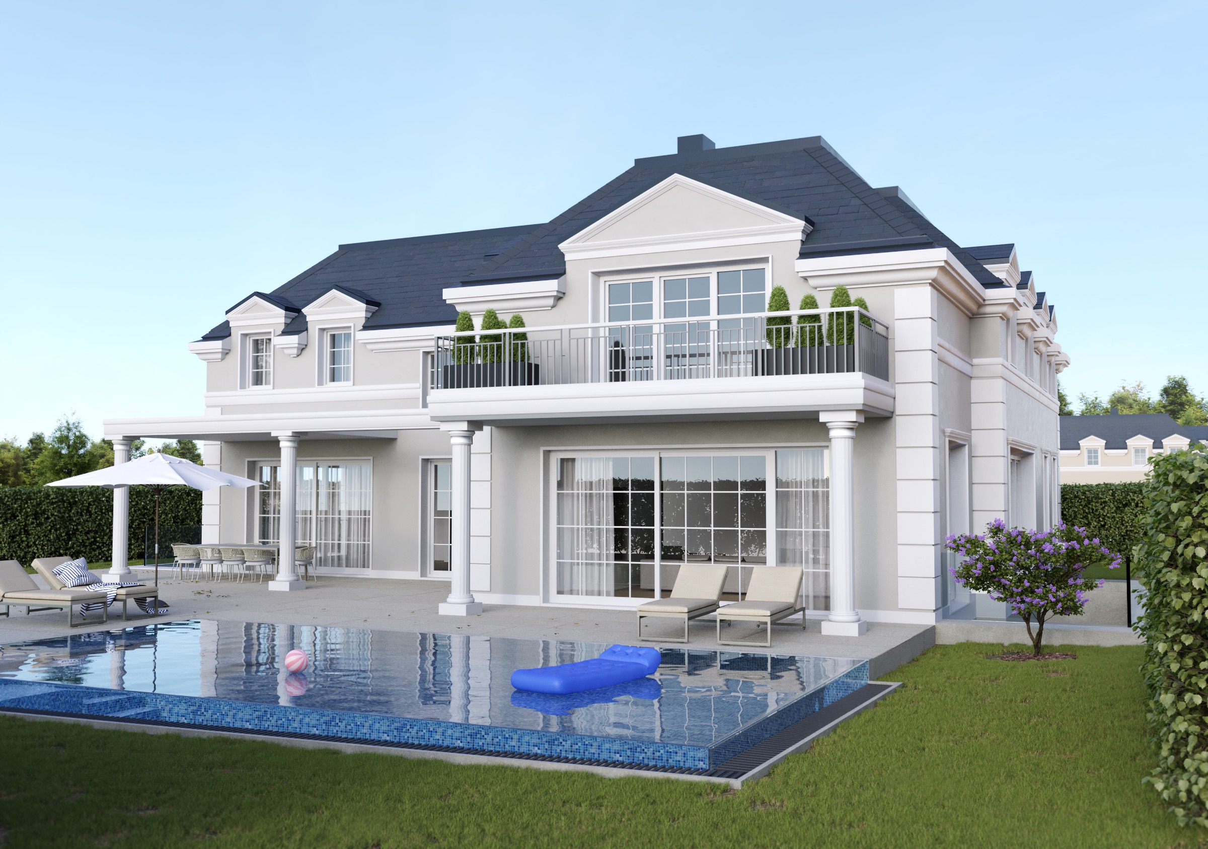 Entwurf einer Villa im Golfclub Fontana in Oberwaltersdorf