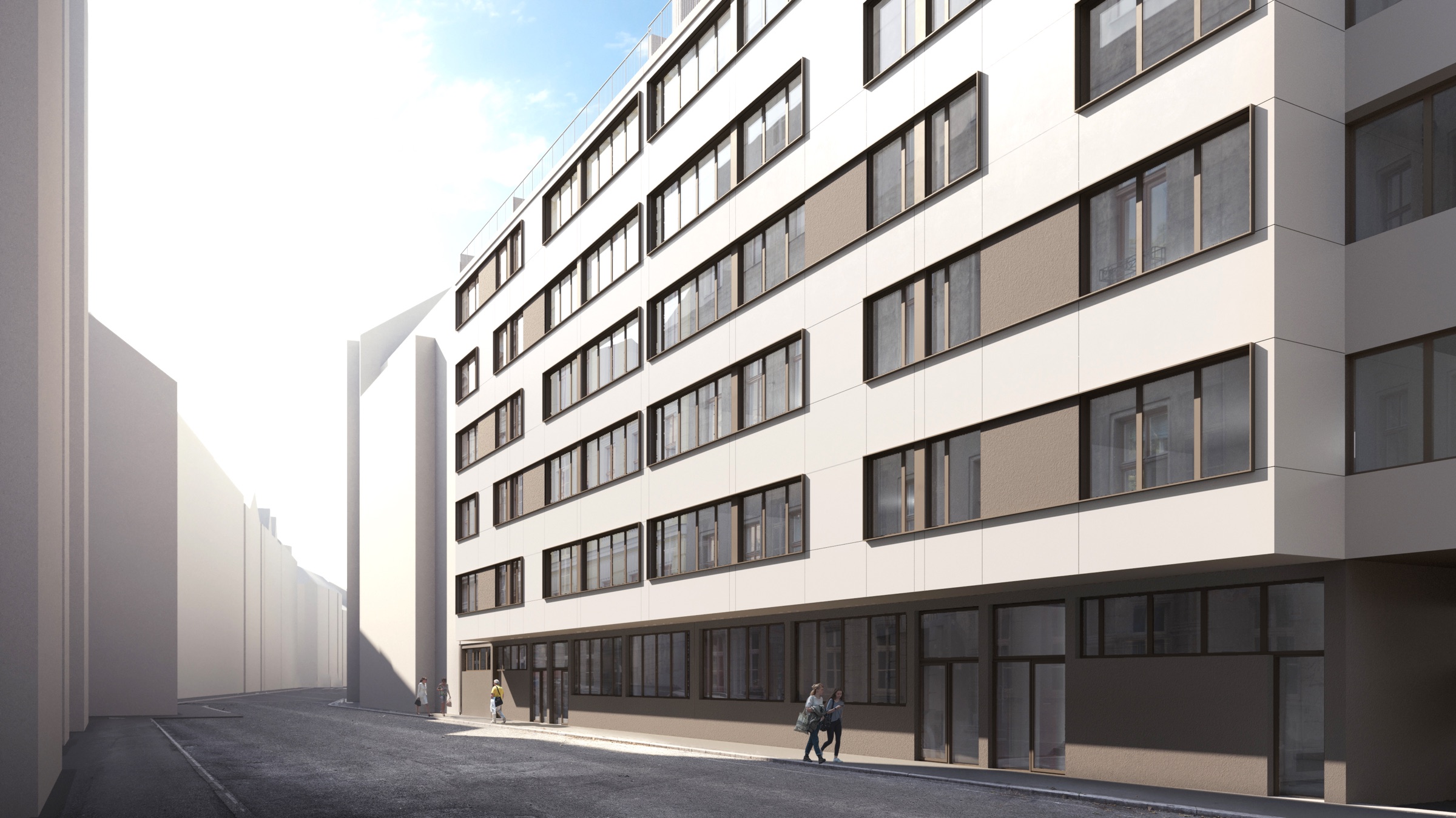 Fassadenstudie Reisnerstraße im 3. Bezirk